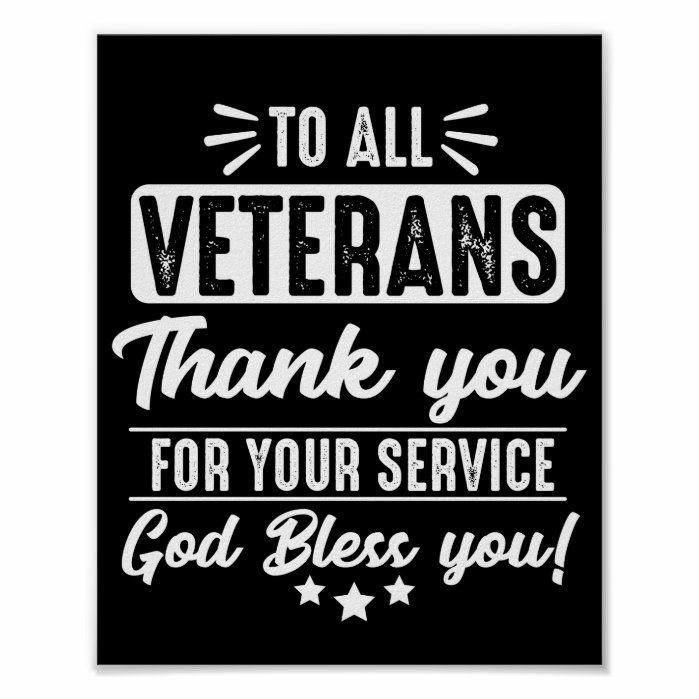 To all Veterans 